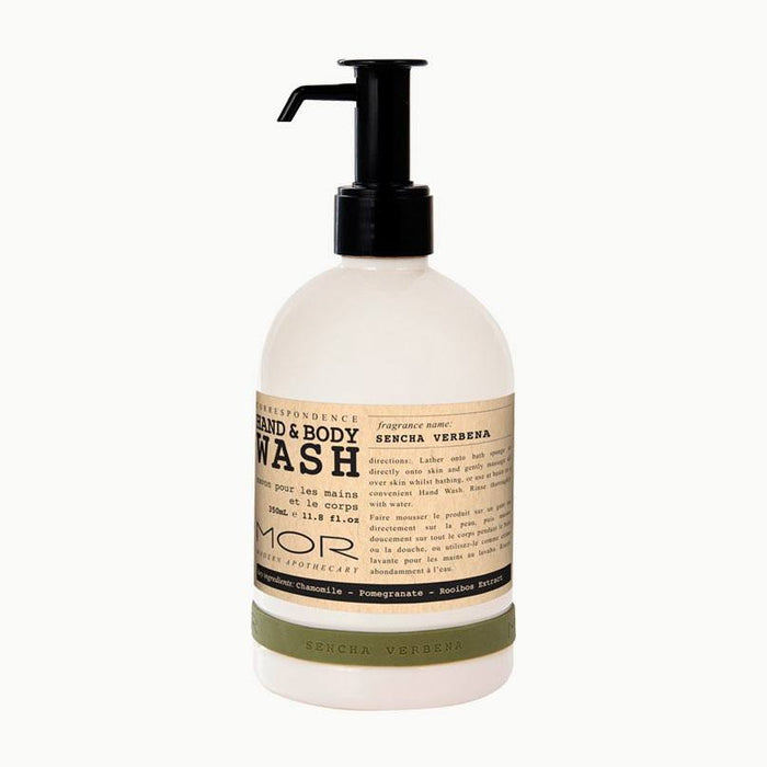 MOR Boutique Correspondence Hand & Body Wash (350ml) - Sencha Verbena | Koop.co.nz