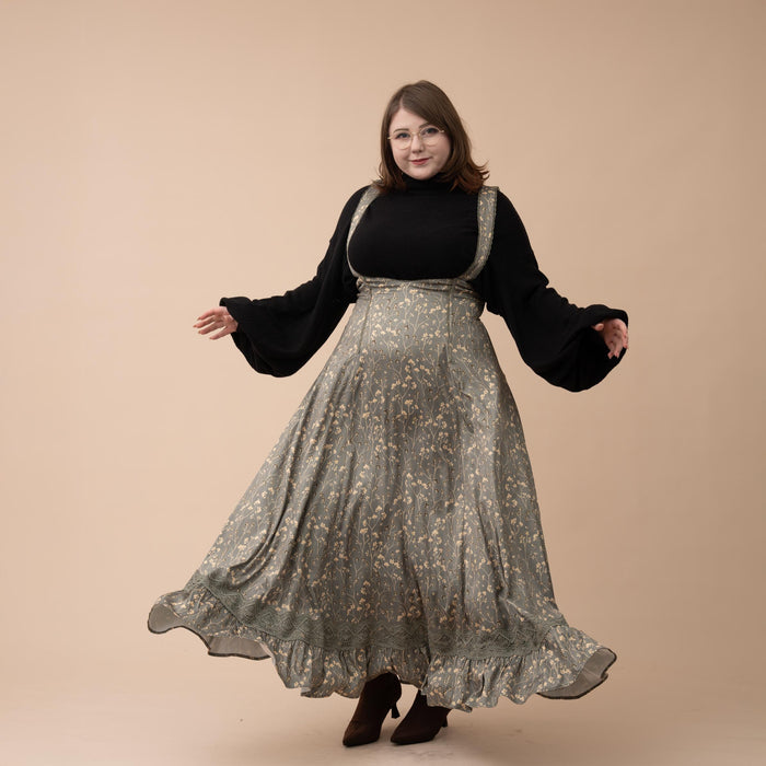 Cottage Jumperskirt in Green