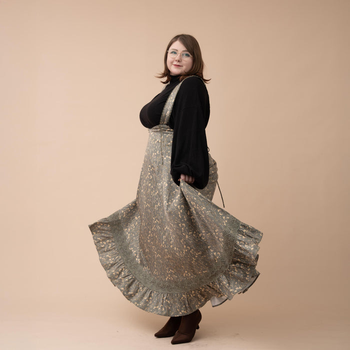 Cottage Jumperskirt in Green