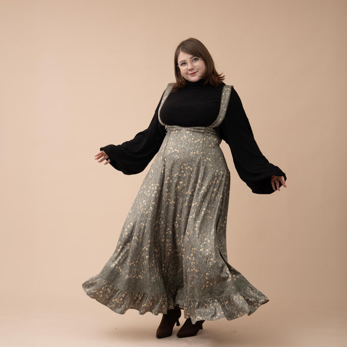 Cottage Jumperskirt in Green
