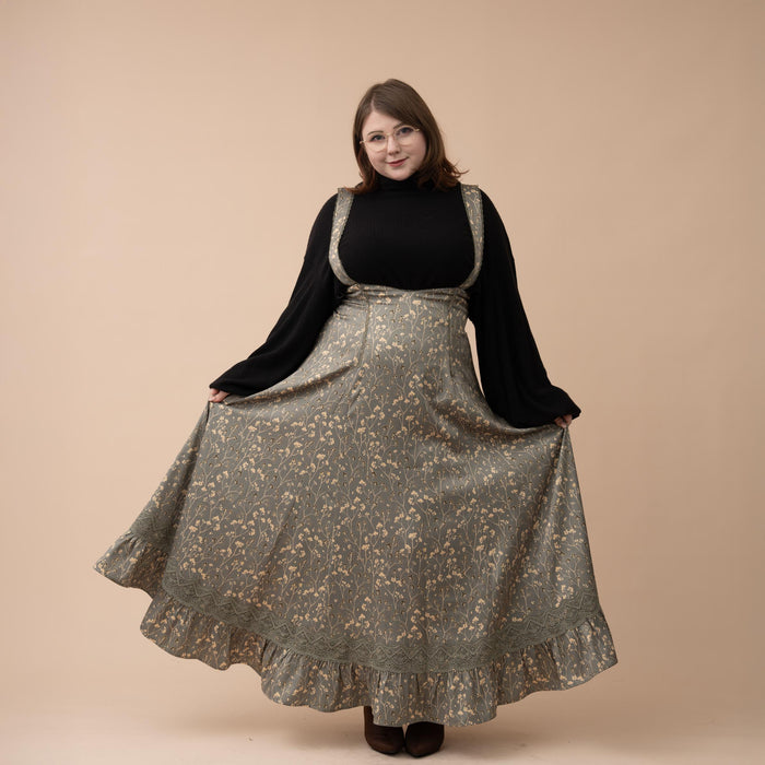 Cottage Jumperskirt in Green