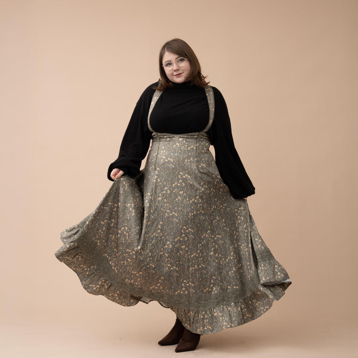Cottage Jumperskirt in Green