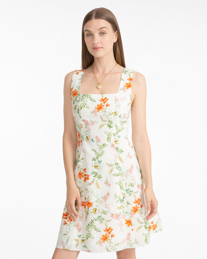 Cove Sleeveless Mini Dress in Floral