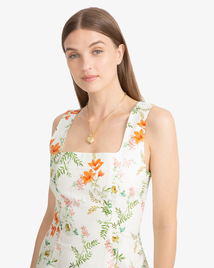 Cove Sleeveless Mini Dress in Floral