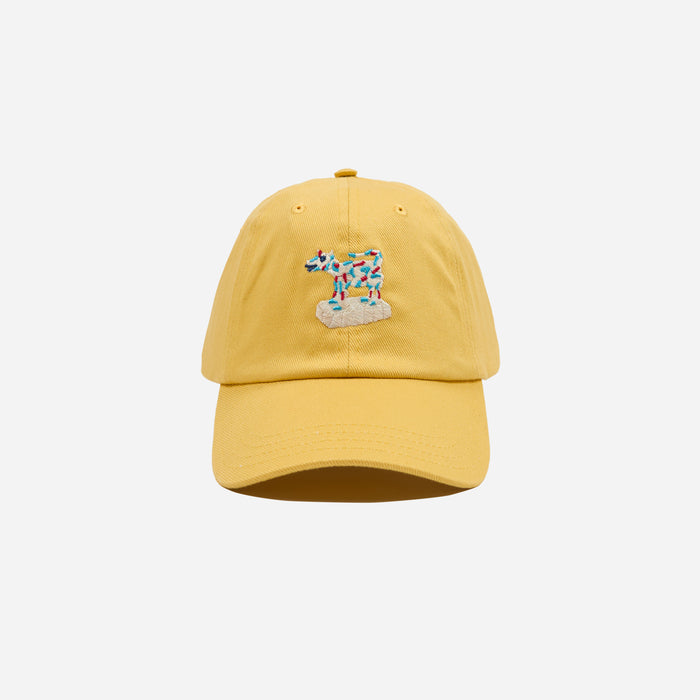 COW FIGUERINE TWILL CAP - MUSTARD