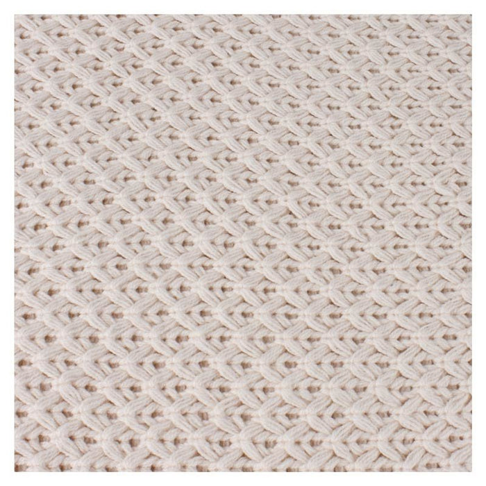 The Good Housewife Cream Chunky Knit Cushion (45cm) | Koop.co.nz
