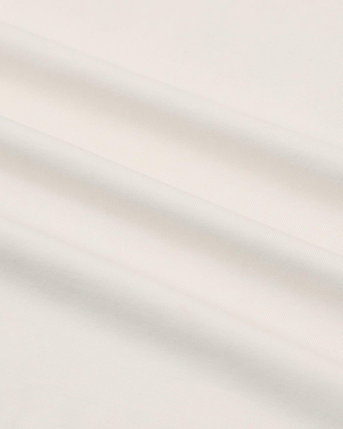 Crew Neck Off White Printed T-Shirt - Samuel