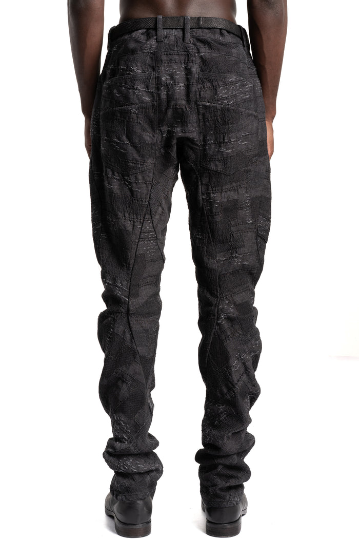 D.Hygen | SS26 - Crust Jacquard Overlock Twist Curve Pants ST107-0226S