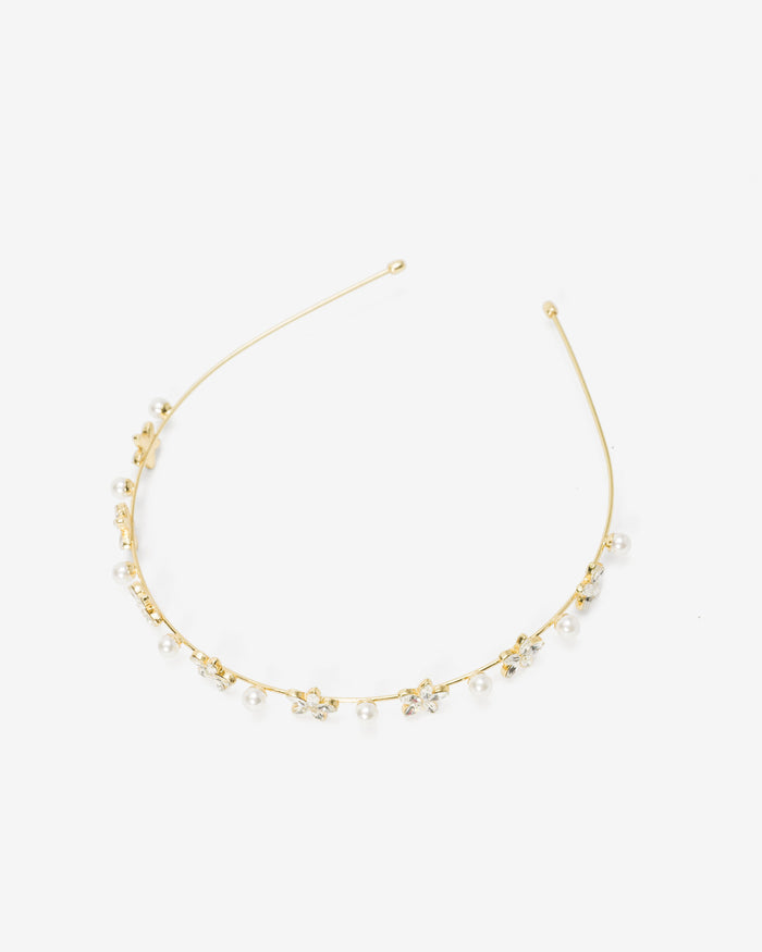 Crystal & Pearl Headband