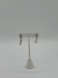 cuffed silver earrings