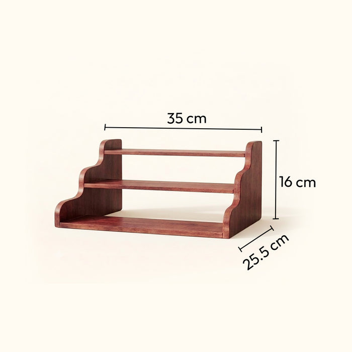 CURVO Wooden Desk Organizer
