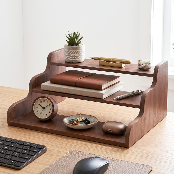 CURVO Wooden Desk Organizer