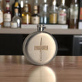 Dagger & Flash Steel 5oz Hip Flask