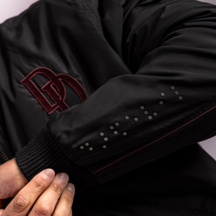 Daredevil Braille Bomber Jacket - Heroes & Villains-Marvel-Bomber Jacket