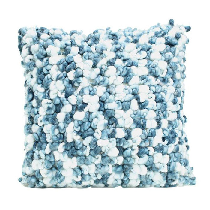 Stoneleigh & Roberson Dark Blue Bobble Cushion (45cm) | Koop.co.nz