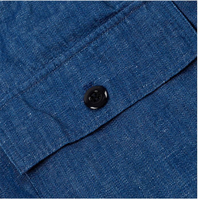 DENIM BALLOON PANTS - BLUE EAN