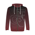 Descendants of the Island Bulldog Men's All Over Print Full Zip Hoodie (Model H14)