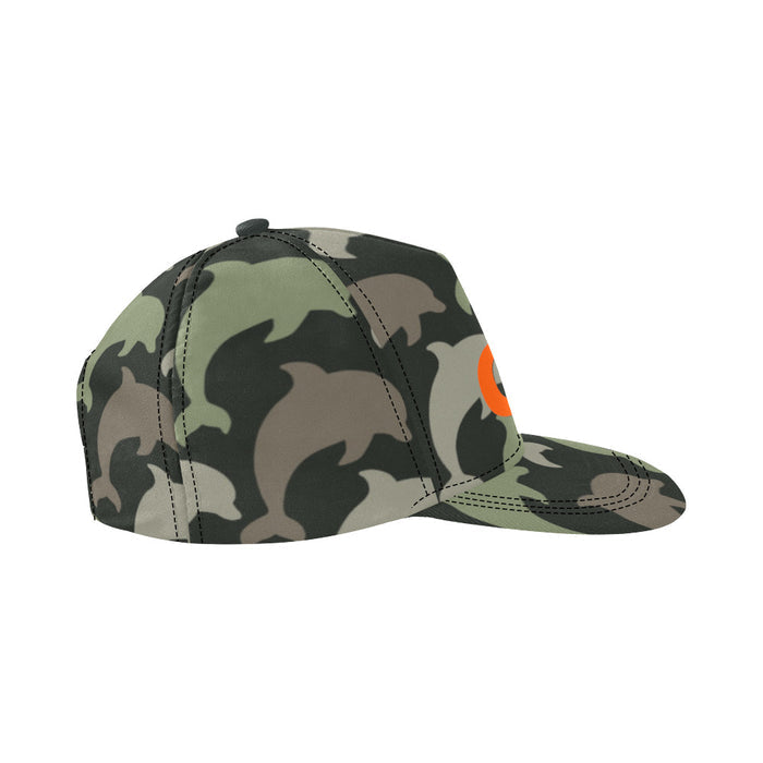 Descendants of the Island Dolphin Camo 2 Hat All Over Print Snapback Cap D