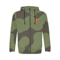 Descendants of the Island Dolphin Camo 4 Men's All Over Print Full Zip Hoodie (Model H14)