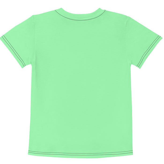 Descendants of the Island Glow Green Kids crew neck t-shirt