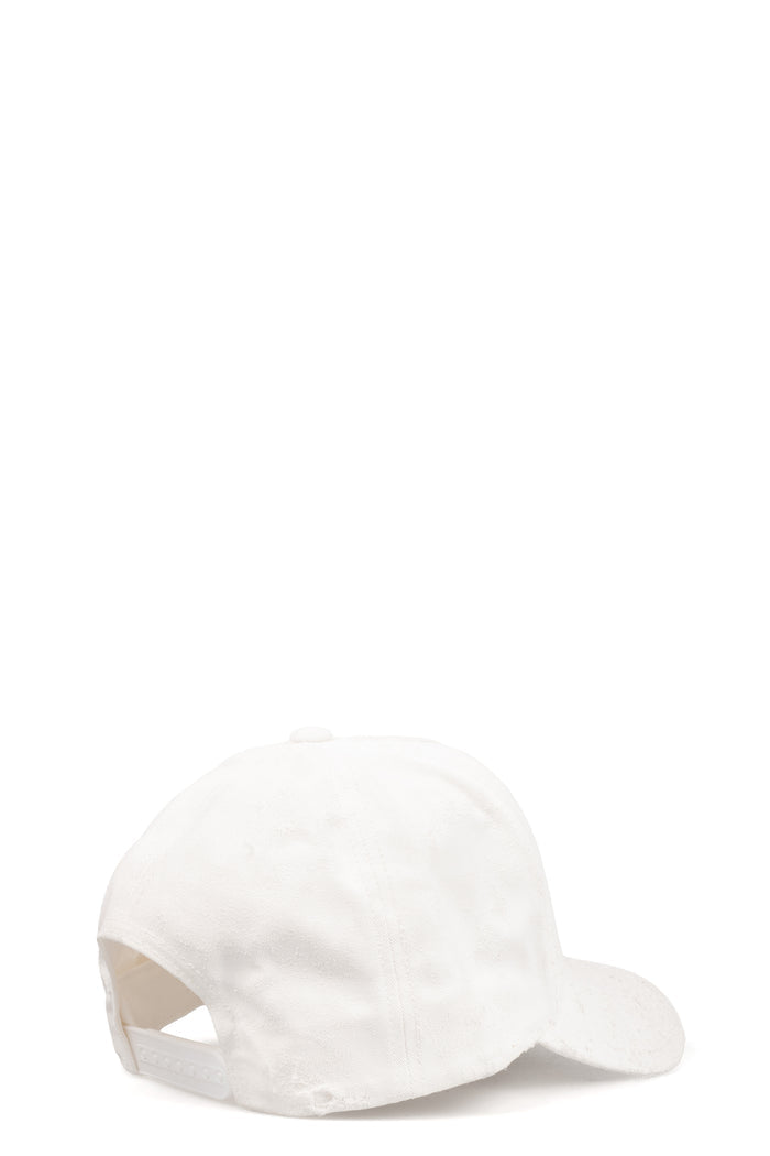MD75 | SS26 - Distressed cap, White MD13208