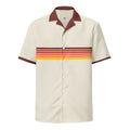 DTI Ivory2 Retro Island 70's Pop Unisex button shirt