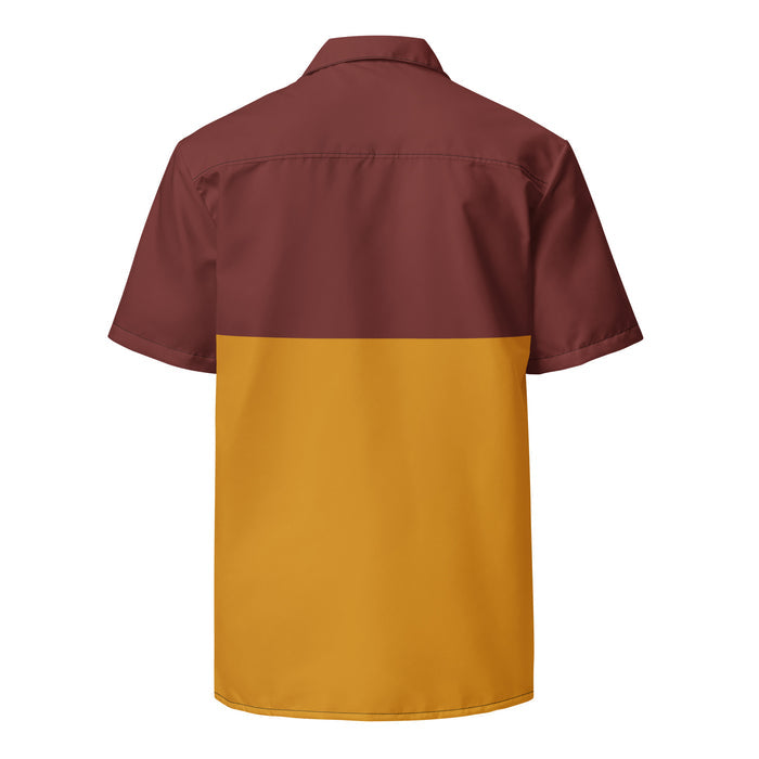 DTI Retro Island Bowling 2 Unisex button shirt