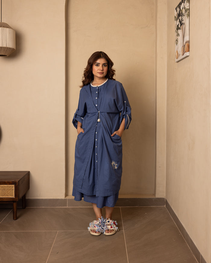 Dune Dress (Dark Blue)