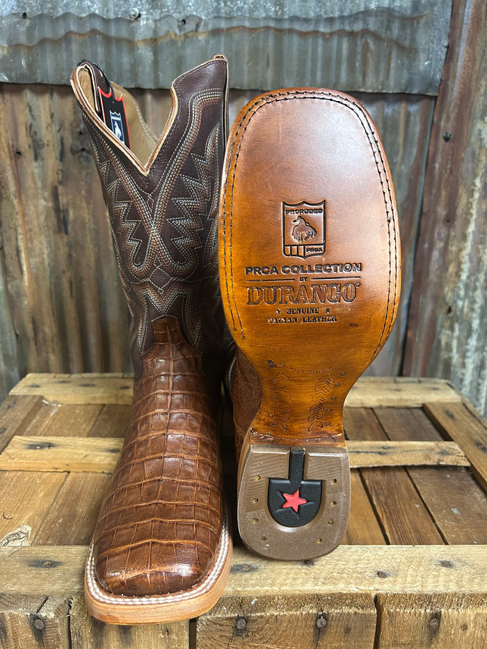 Durango PRCA Collection Caiman Belly Western Boot