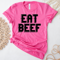 Eat Beef Font – Bella Canvas T-Shirt