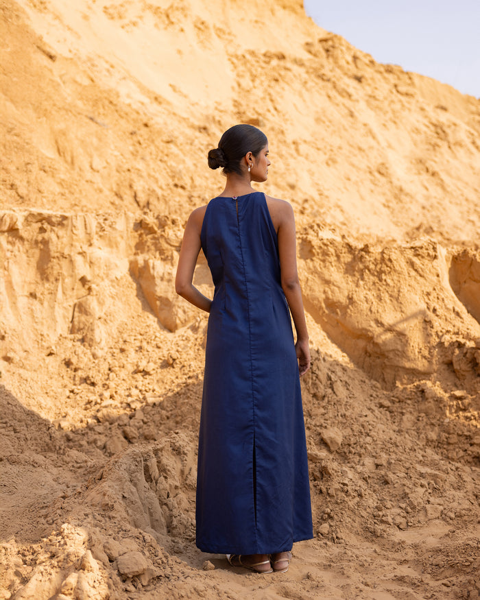 Echo Dress - Indigo Blue