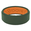 Edge Moss Green Groove Ring