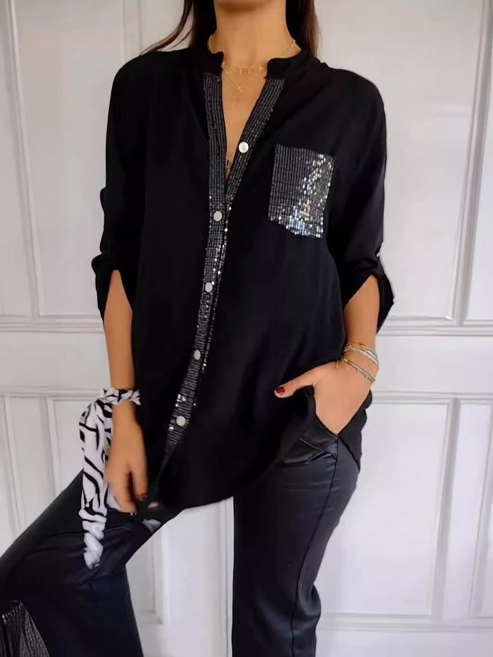 Elaine - Casual Chic Glamour Top