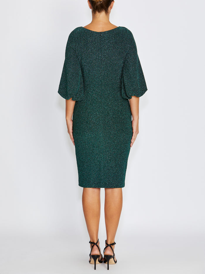 Elette Forest Lurex Dress