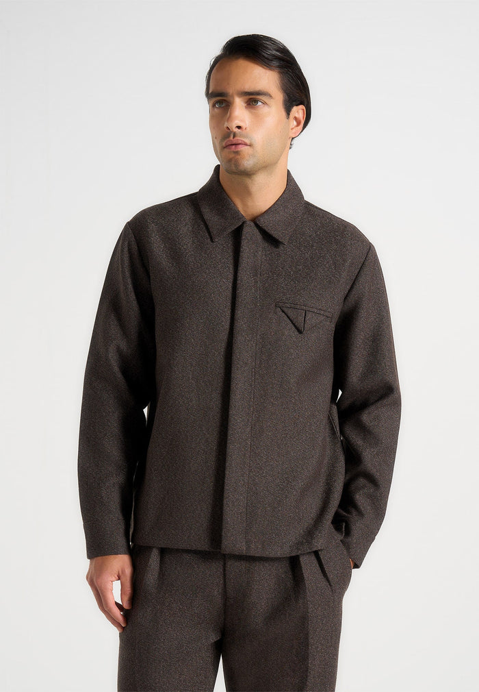 elliot-melange-tailored-shirt-brown