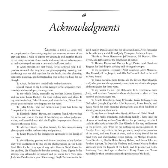 Entertaining by Martha Stewart Book