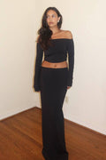 Eugenia Off The Shoulder Crop Top