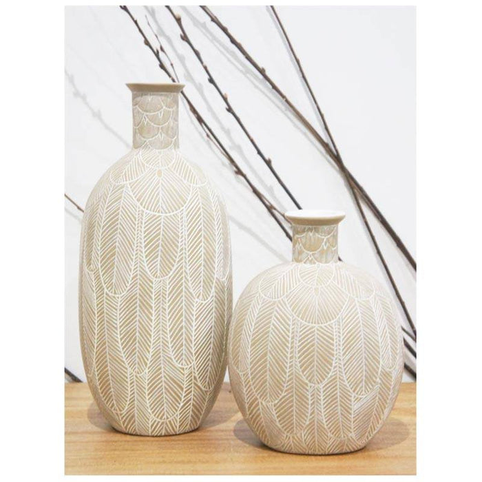 Banyan Home Feather Vase (40cm) | Koop.co.nz