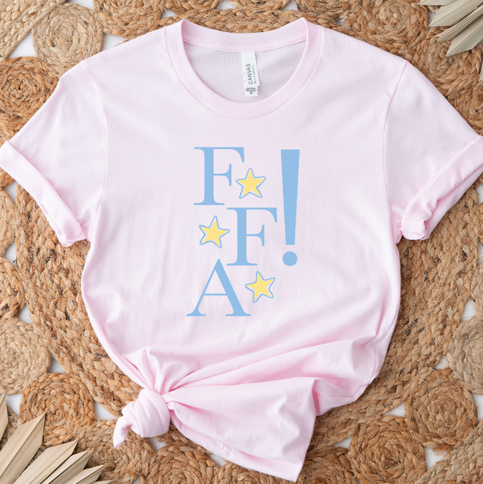 FFA Blue and Yellow Stars- Bella Canvas T-Shirt