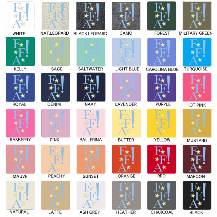 FFA Blue and Yellow Stars– Infant/Toddler/Youth