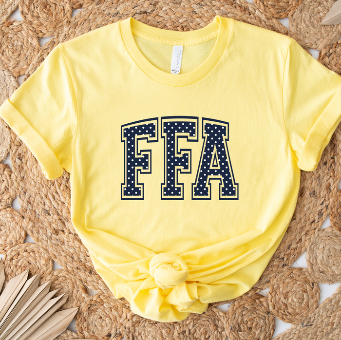 FFA Polka Dot- Bella Canvas T-Shirt