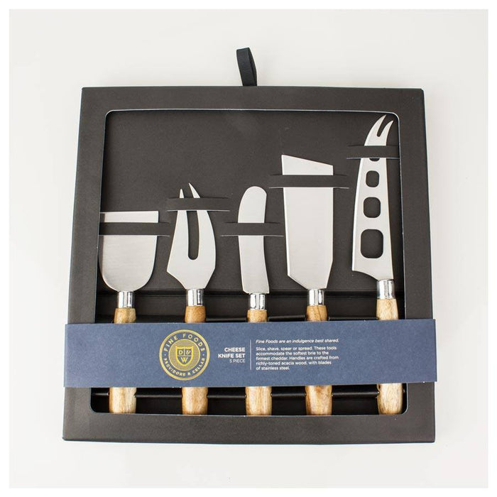 Davis & Waddell Fine Foods Cheese Knife Set (5pc) | Koop.co.nz