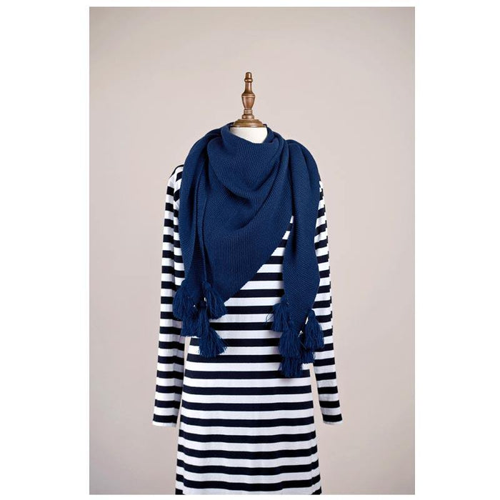 Hello Friday Fiver Tassel Wrap Scarf – Peacock | Koop.co.nz