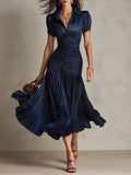 Florence | Vintage Elegant Chiffon Maxi Dress