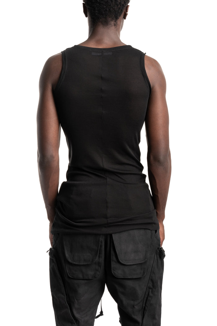 Gall | SS26 - Flow Curve Tank Top, Black 22