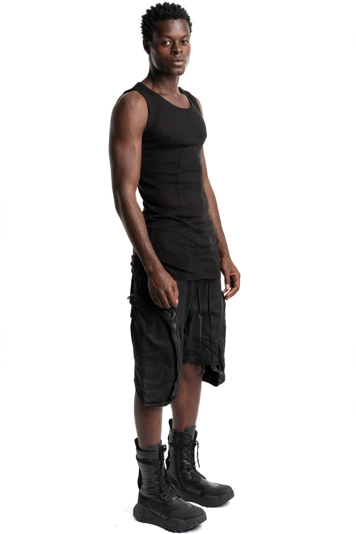 Gall | SS26 - Flow Curve Tank Top, Black 22
