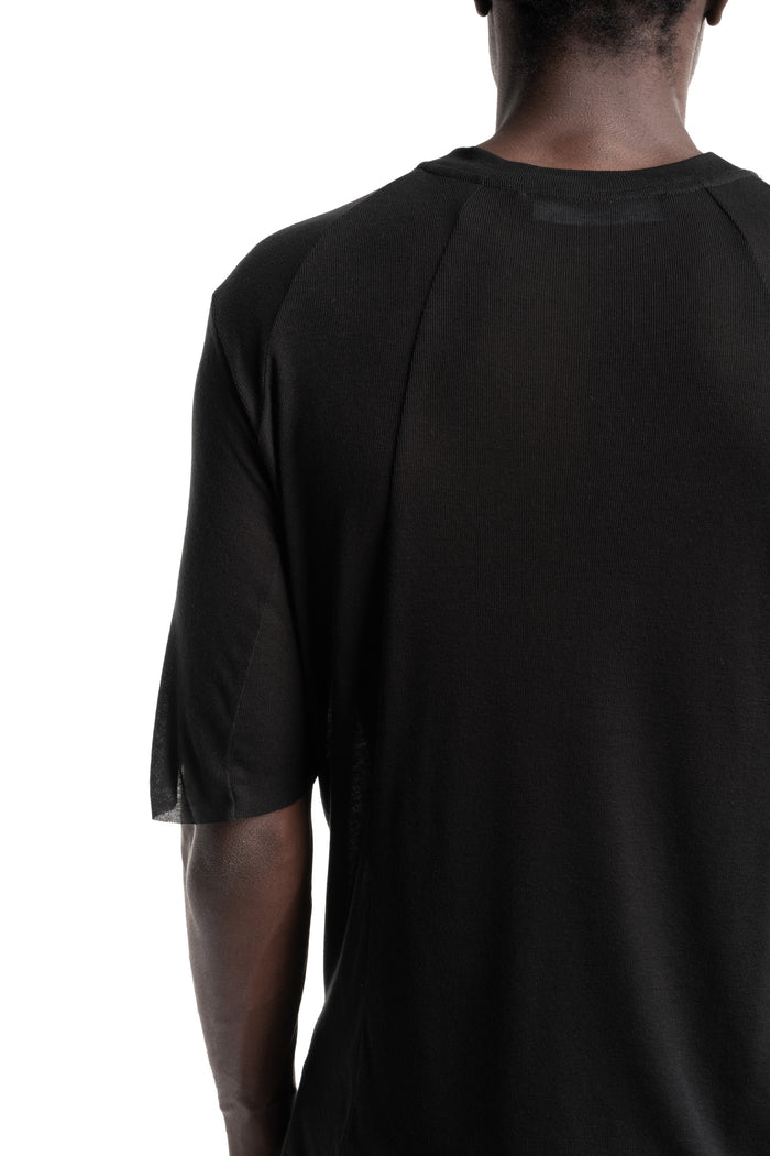Gall | SS26 - Flow Rib Tee, Black 20