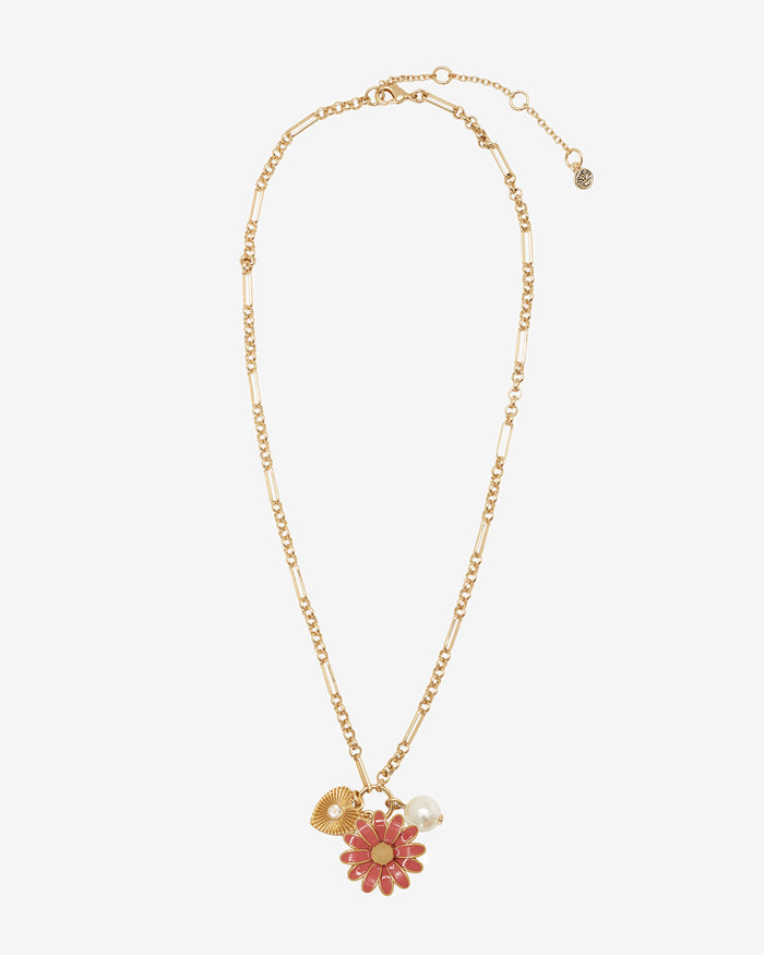 Flower Charm Necklace