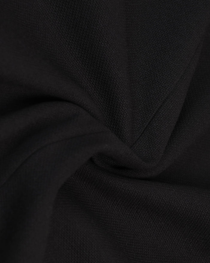 Formal Black Textured Blazer - Dylan