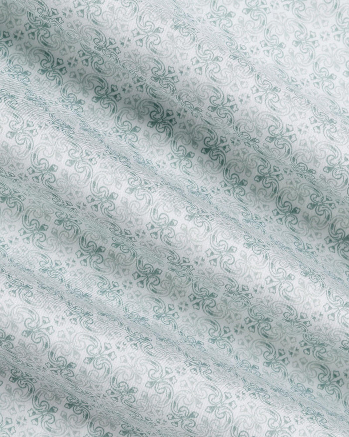 Formal Green Printed Shirt - Iris